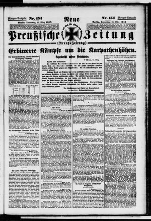 Neue preußische Zeitung vom 25.03.1915
