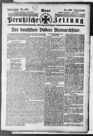 Neue preußische Zeitung vom 01.04.1915