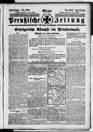 Neue preußische Zeitung vom 03.04.1915