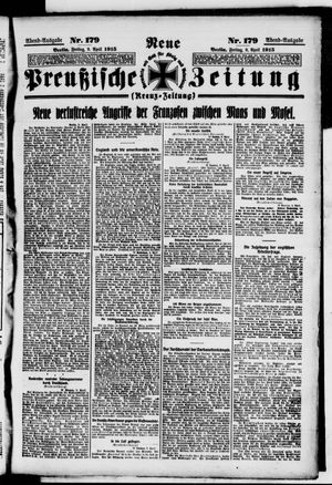 Neue preußische Zeitung vom 09.04.1915