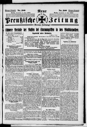 Neue preußische Zeitung vom 10.04.1915
