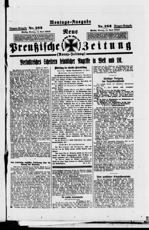 Neue preußische Zeitung vom 12.04.1915
