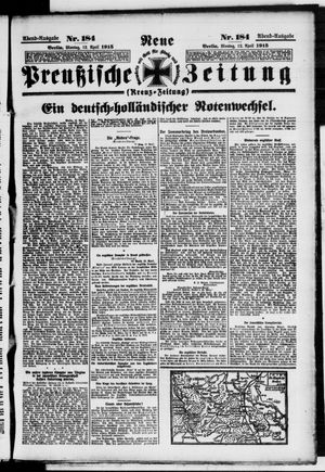 Neue preußische Zeitung vom 12.04.1915