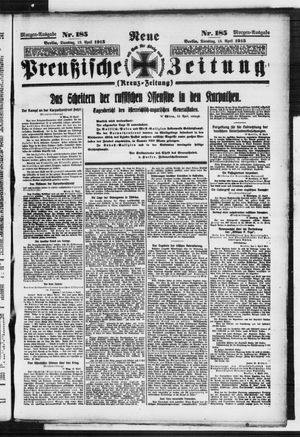 Neue preußische Zeitung vom 13.04.1915