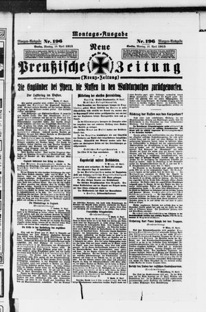 Neue preußische Zeitung vom 19.04.1915