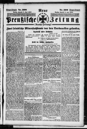 Neue preußische Zeitung vom 21.04.1915