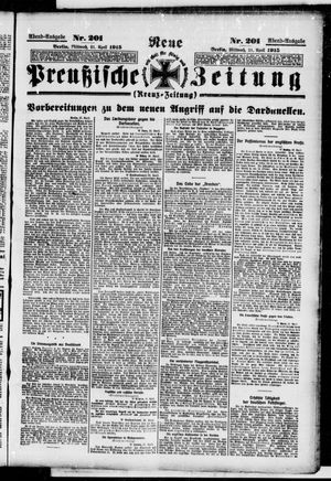 Neue preußische Zeitung vom 21.04.1915