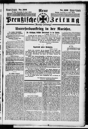 Neue preußische Zeitung vom 22.04.1915