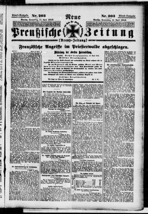 Neue preußische Zeitung vom 22.04.1915
