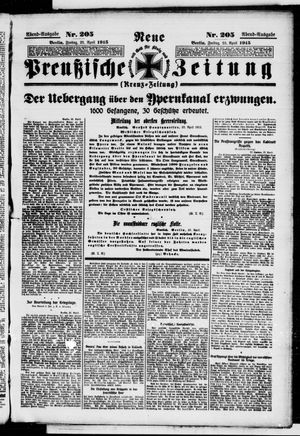 Neue preußische Zeitung on Apr 23, 1915