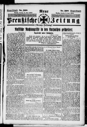 Neue preußische Zeitung vom 25.04.1915