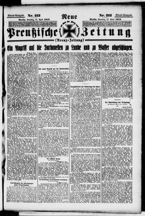 Neue preußische Zeitung vom 27.04.1915