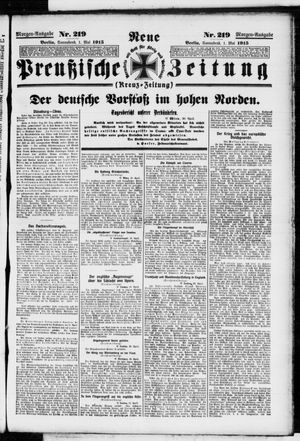 Neue preußische Zeitung vom 01.05.1915
