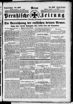 Neue preußische Zeitung vom 11.05.1915
