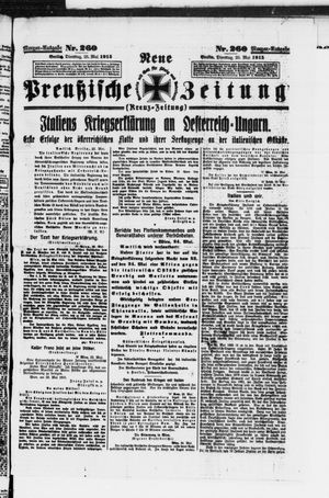 Neue preußische Zeitung vom 25.05.1915