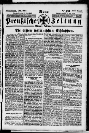 Neue preußische Zeitung vom 25.05.1915