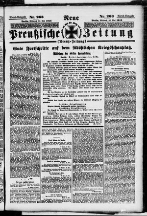 Neue preußische Zeitung vom 26.05.1915
