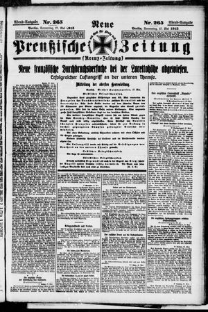 Neue preußische Zeitung vom 27.05.1915