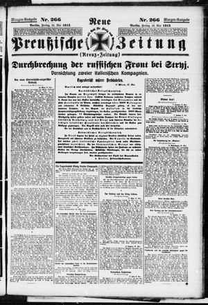 Neue preußische Zeitung vom 28.05.1915