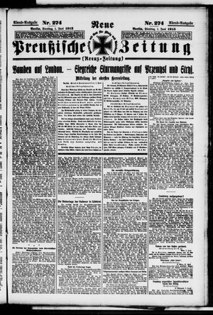 Neue preußische Zeitung vom 01.06.1915