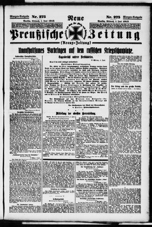 Neue preußische Zeitung vom 02.06.1915