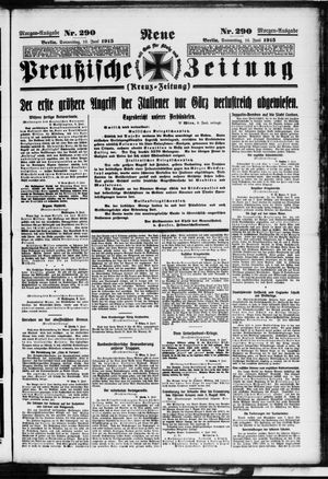 Neue preußische Zeitung vom 10.06.1915