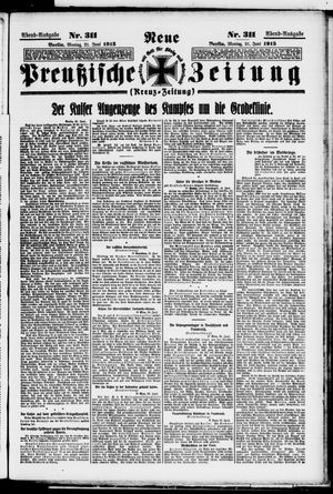 Neue preußische Zeitung vom 21.06.1915