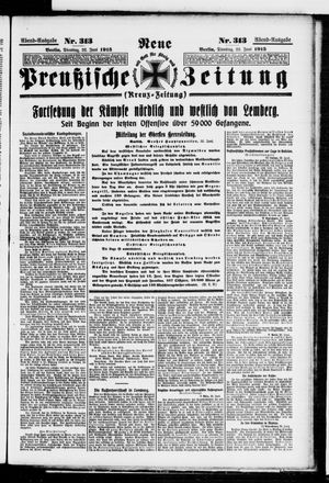 Neue preußische Zeitung vom 22.06.1915