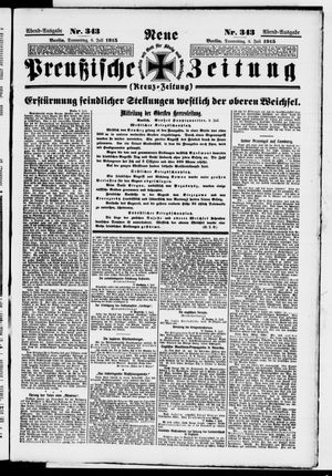 Neue preußische Zeitung vom 08.07.1915