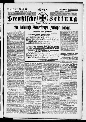 Neue preußische Zeitung vom 09.07.1915