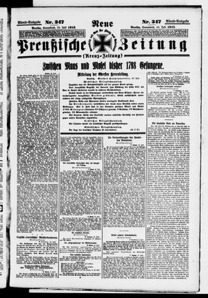 Neue preußische Zeitung vom 10.07.1915