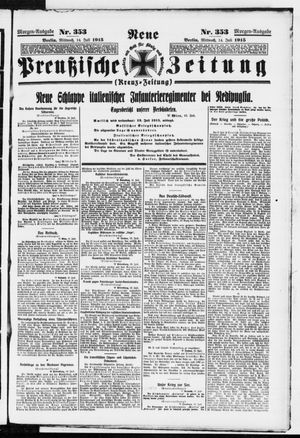 Neue preußische Zeitung vom 14.07.1915