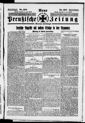 Neue preußische Zeitung vom 14.07.1915