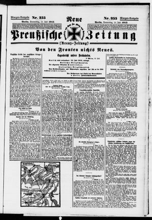 Neue preußische Zeitung vom 15.07.1915