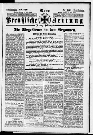 Neue preußische Zeitung vom 16.07.1915
