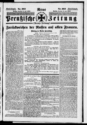 Neue preußische Zeitung vom 20.07.1915