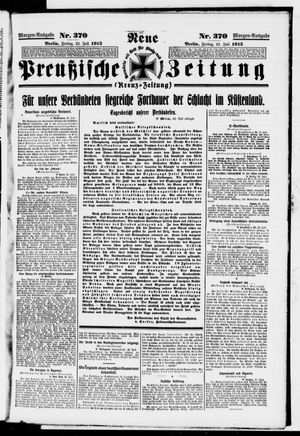 Neue preußische Zeitung vom 23.07.1915