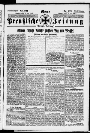 Neue preußische Zeitung vom 23.07.1915