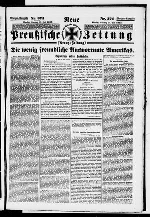 Neue preußische Zeitung vom 25.07.1915
