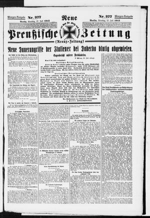 Neue preußische Zeitung vom 27.07.1915
