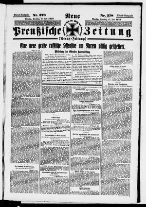 Neue preußische Zeitung vom 27.07.1915