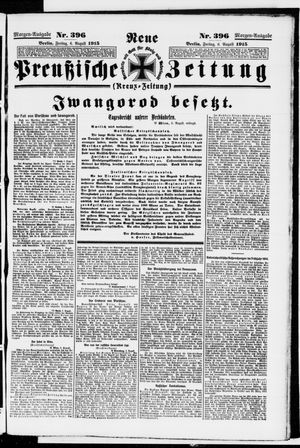 Neue preußische Zeitung vom 06.08.1915