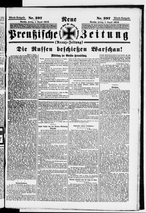 Neue preußische Zeitung vom 06.08.1915