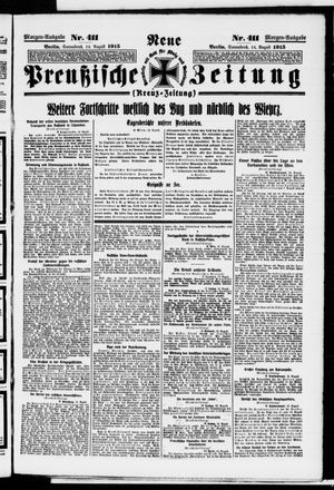 Neue preußische Zeitung vom 14.08.1915