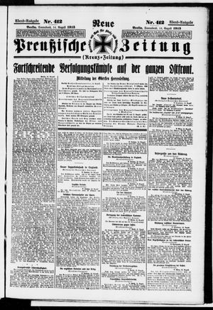 Neue preußische Zeitung vom 14.08.1915