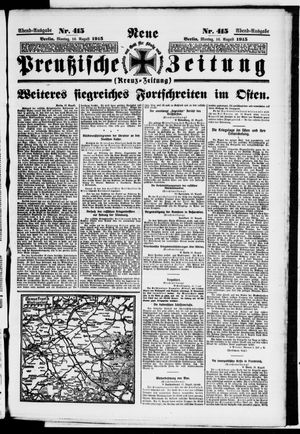 Neue preußische Zeitung vom 16.08.1915