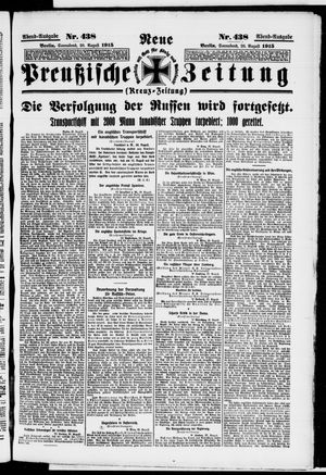 Neue preußische Zeitung vom 28.08.1915