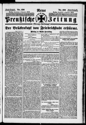 Neue preußische Zeitung vom 04.09.1915