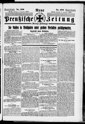 Neue preußische Zeitung vom 15.09.1915