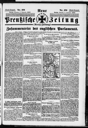 Neue preußische Zeitung vom 15.09.1915